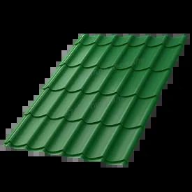 Металлочерепица МП СуперМонтеррей Полиэстер RAL6002 Зеленый лист