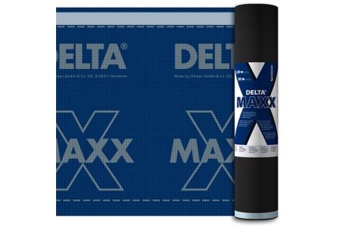 Мембрана диффузионная Delta-Maxx X экстремальной прочности 500 Н/5 см, с двумя зонами проклейки и адсорбционным слоем (75м2)