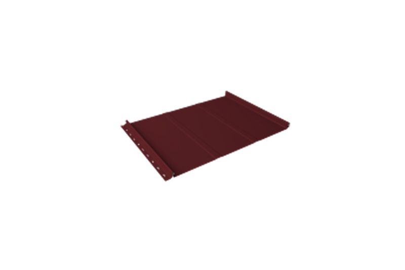 Кликфальц Line Grand Line 0,5 Satin Matt с пленкой на замках RAL 8017 шоколад