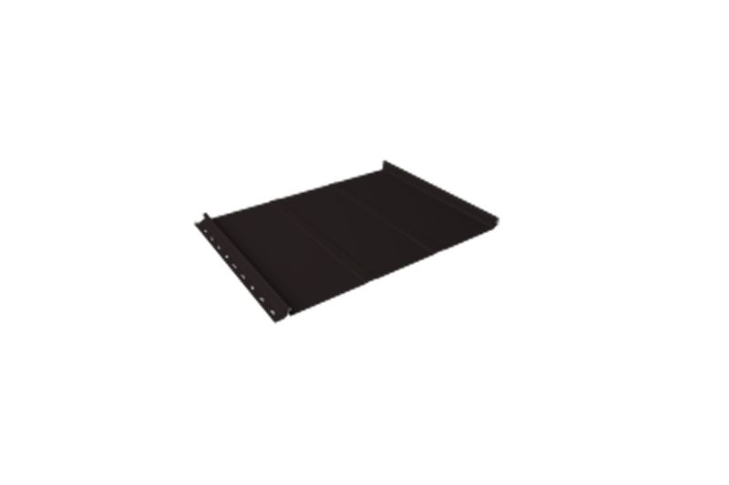 Кликфальц Line Grand Line 0,45 Drap ST с пленкой на замках RAL 8017 шоколад