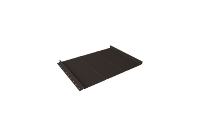 Кликфальц Line Grand Line 0,45 Drap ST с пленкой на замках RAL 9005 черный
