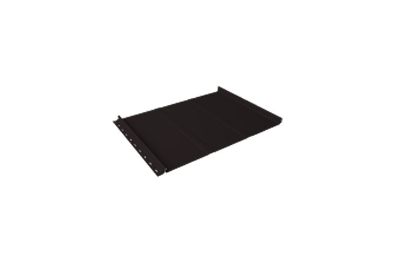 Кликфальц Line Grand Line 0,45 Drap TX с пленкой на замках RAL 7047 телегрей 4