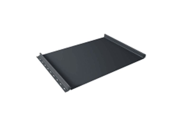 Кликфальц Grand Line 0,45 Drap ST с пленкой на замках RAL 8004 терракота