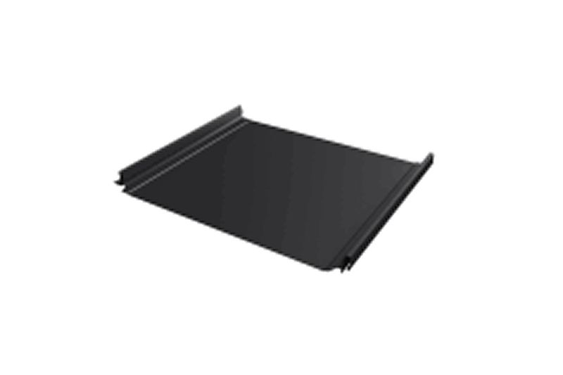Кликфальц Grand Line 0,45 Drap TR с пленкой на замках RAL 9005 черный