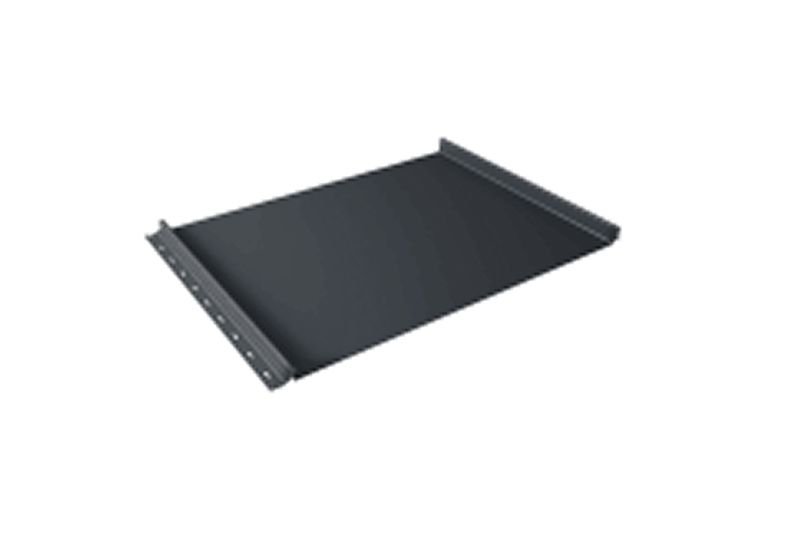 Кликфальц Grand Line 0,45 Drap TwinColor с пленкой на замках RAL 7024 мокрый асфальт