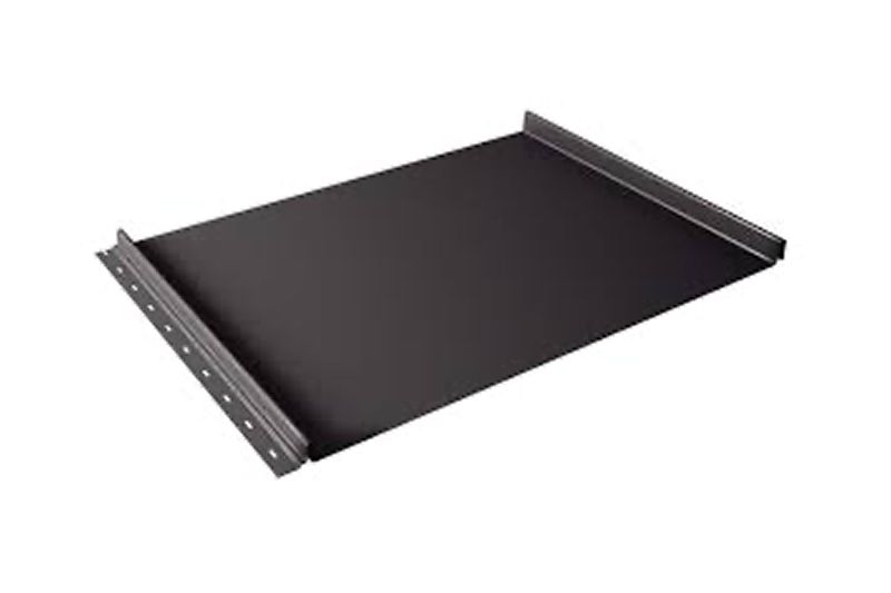 Кликфальц Grand Line 0,45 PE с пленкой на замках RAL 8004 терракота