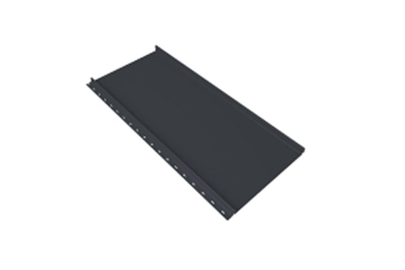Кликфальц mini Grand Line 0,5 Velur X с пленкой на замках RAL 7016 антрацитово-серый