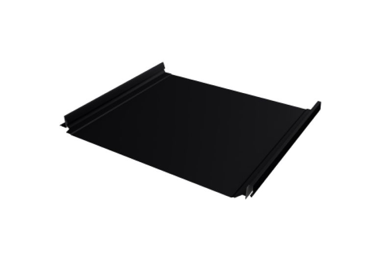 Кликфальц Pro Grand Line 0,45 PE с пленкой на замках RAL 9005 черный
