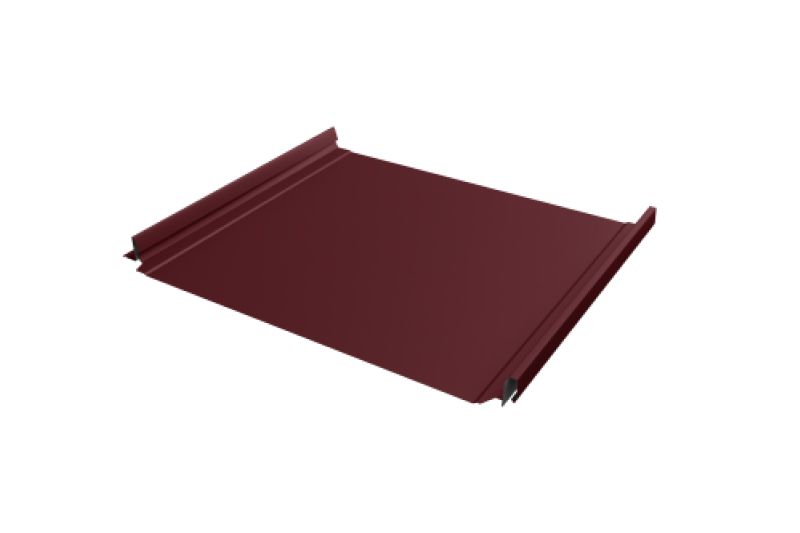 Кликфальц Pro Line Grand Line 0,45 PE с пленкой на замках RAL 3005 красное вино