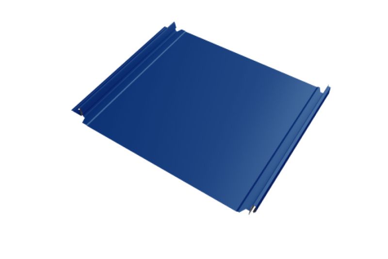 Кликфальц Double Pro  Line  Grand Line 0,5 Satin с пленкой на замках RAL 5005 сигнальный синий