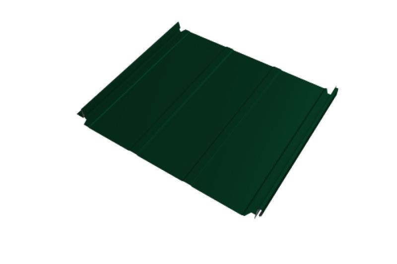 Кликфальц Double Pro  Line Grand Line 0,45 Drap TR с пленкой на замках RAL 6005 зеленый мох