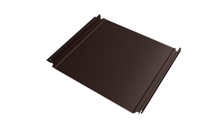 Кликфальц Double Pro  Line Grand Line 0,5 PurPro с пленкой на замках RAL 8017 шоколад