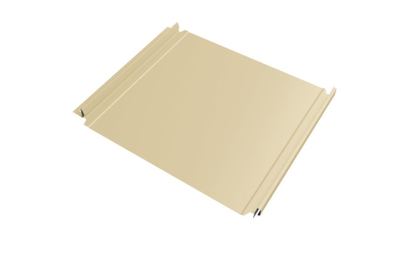 Кликфальц Double Pro  Line Grand Line 0,5 Satin с пленкой на замках RAL 1015 светлая слоновая кость