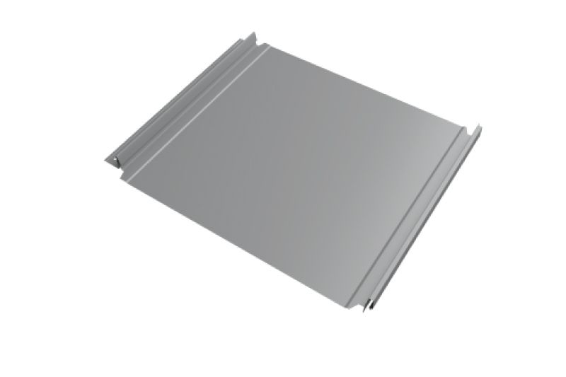 Кликфальц Double Pro  Line Grand Line 0,5 Satin с пленкой на замках RAL 7004 сигнальный серый