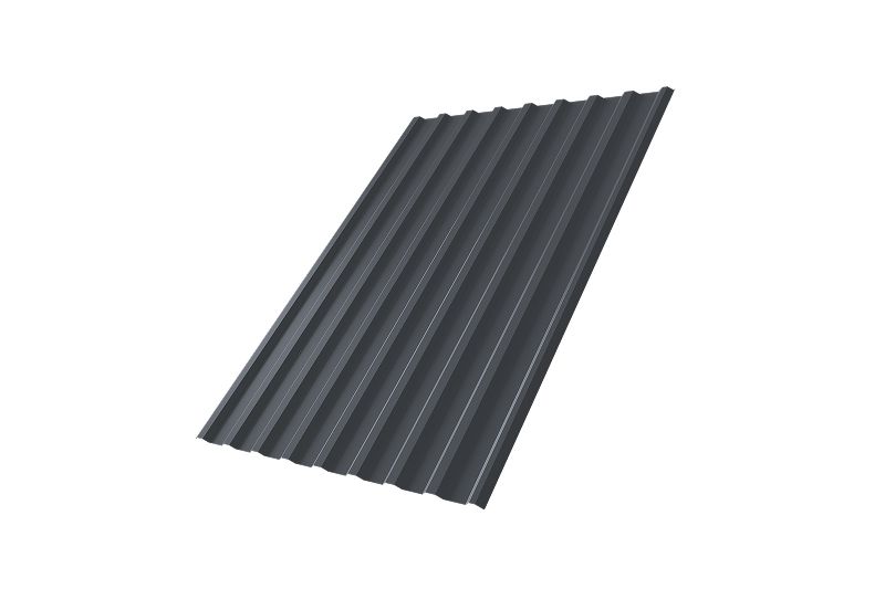 Профнастил С20R 0,45 Drap RAL 7024 мокрый асфальт