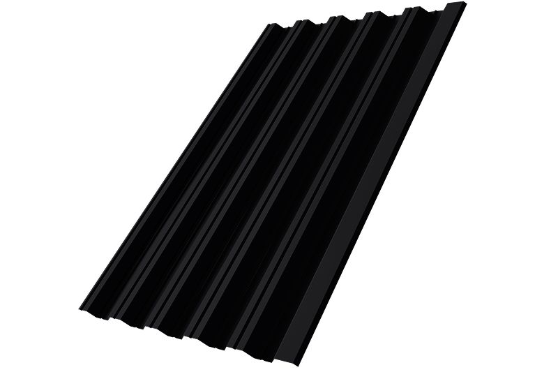 Профнастил НС35R Grand Line 0,5 PurPro RAL 9005 черный