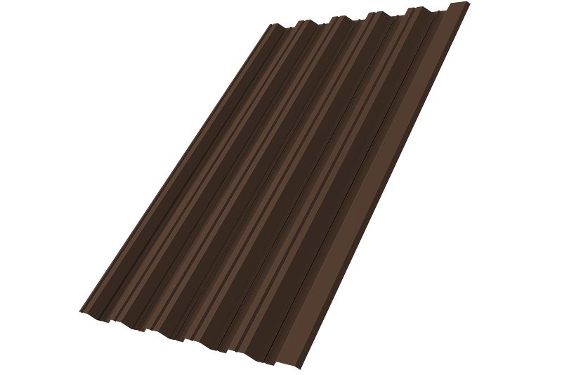 Профнастил НС35R 0,5 Satin RAL 8017 шоколад