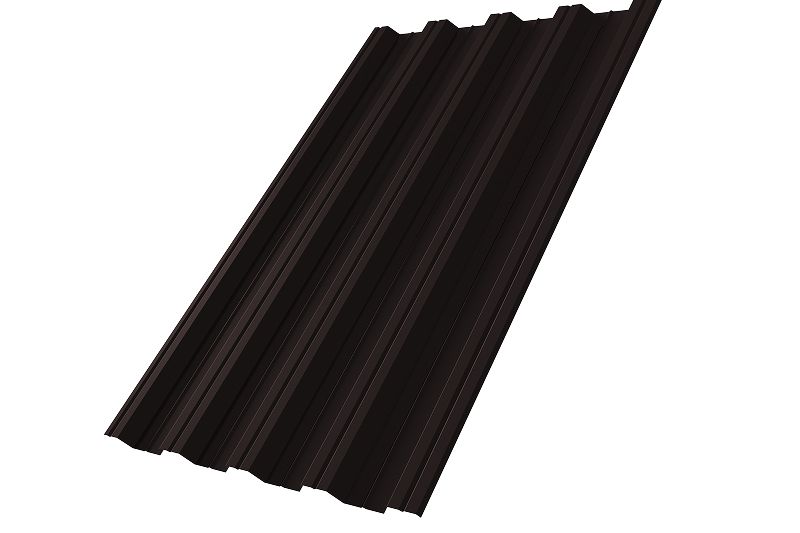 Профнастил НС44R 0,5 Satin RAL 9005 черный