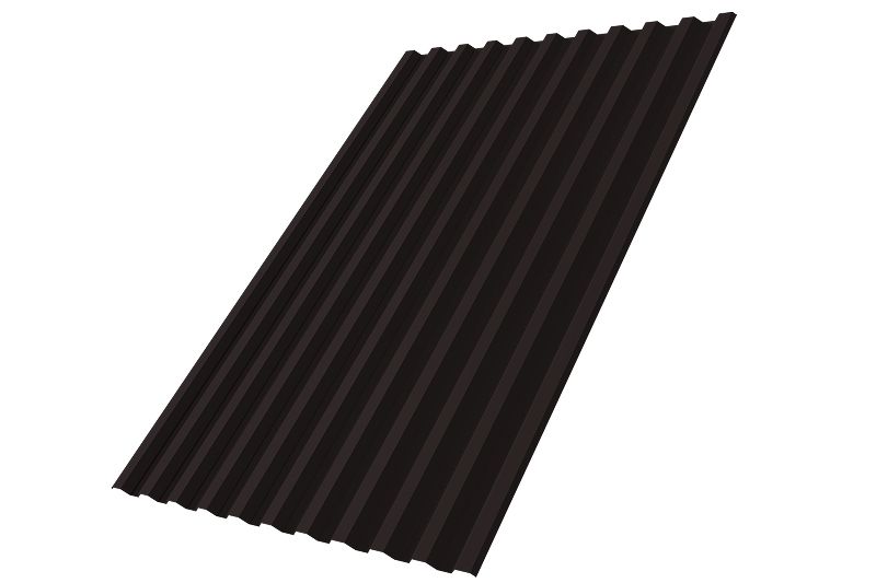 Профнастил С21R 0,5 Velur X RAL 9005 черный