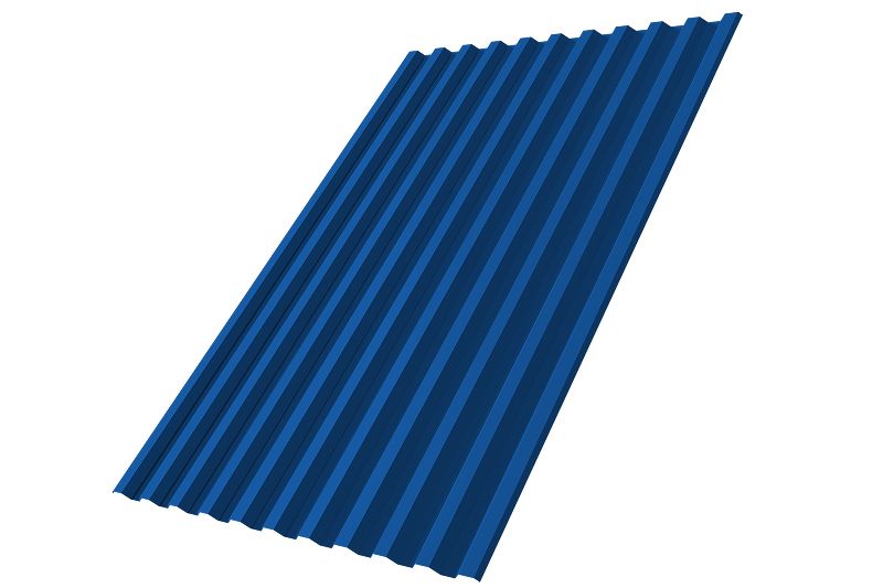 Профнастил С21R 0,7 PE RAL 5005 сигнальный синий