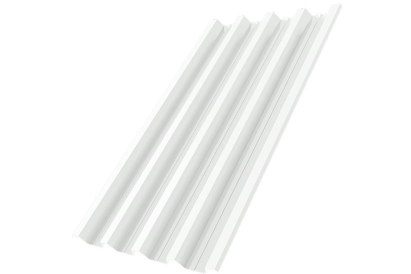 Профнастил Н60R v01 0,7 PE RAL 9003 сигнальный белый