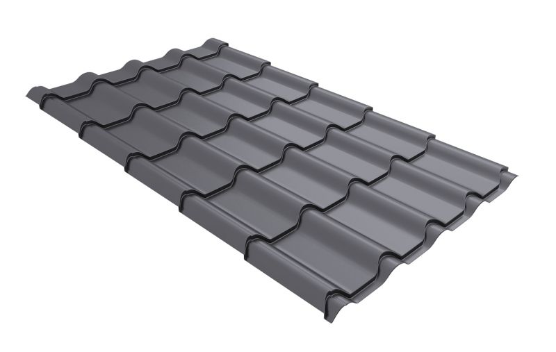 Профиль волновой Kamea 0,45 Drap TX RAL 7004 сигнальный серый