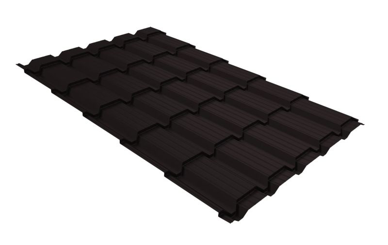 Профиль волновой Quadro Profi v01 0,45 PE RAL 9005 черный