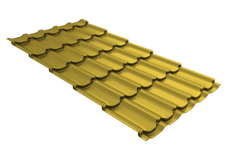 Профиль волновой  Kvinta Plus 0,45 PE RAL 1018 цинково-желтый