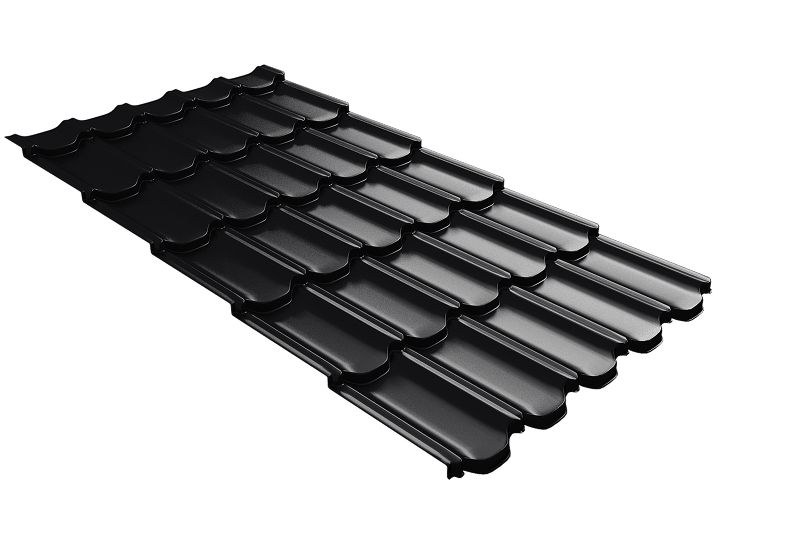 Профиль волновой Kvinta Plus 3D 0,45 PE RAL 9005 черный