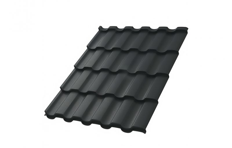 Металлочерепица МП Монтекристо-X (PureTech Mat-20-7024-0.5)