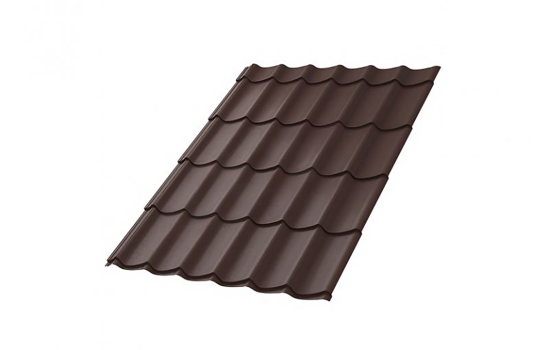 Металлочерепица МП Ламонтерра-X (VikingMP E-20-RR32-0.5)