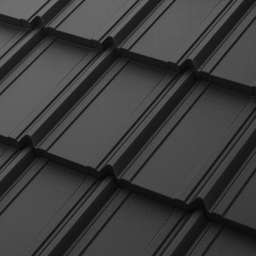 Профиль модульный  Аквасистем  Берген  XXL Сталь PU Matt (Zn275) 0,5мм  Rooftop Кашемир (лист 1165х865 мм) RAL9005