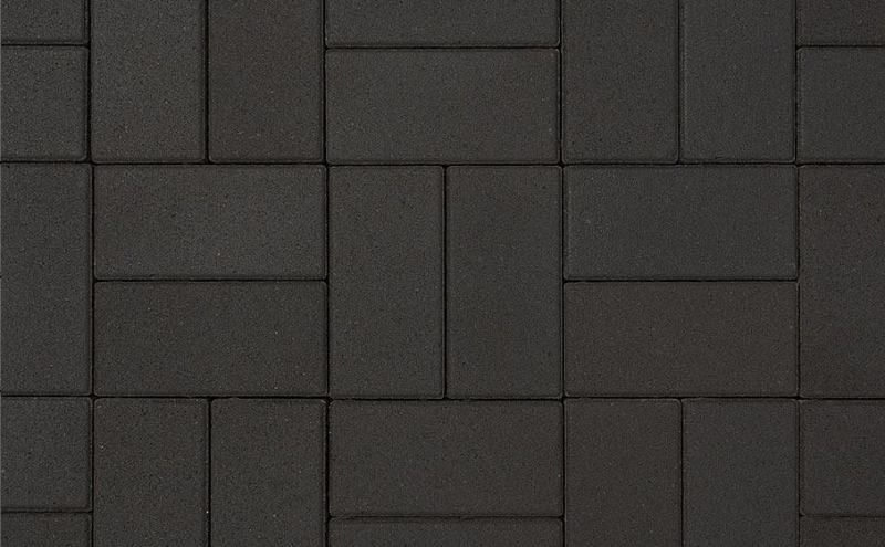 Плитка тротуарная ВЫБОР ЛА-Линия А.2.П.4 гладкий цвет черный 200*100*40 мм