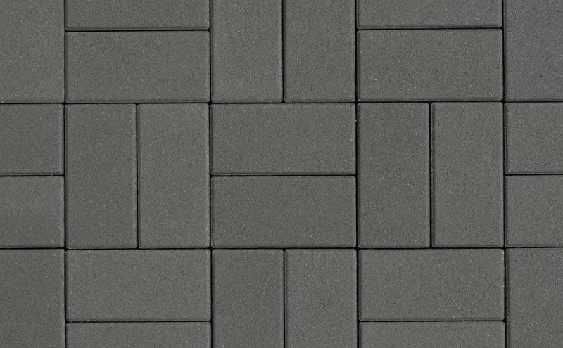 Плитка тротуарная ВЫБОР ЛА-Линия Б.2.П.8 гладкий цвет серый 200*100*80 мм