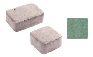 Плитка тротуарная ВЫБОР комплект из 2 видов плит Классико Б.1.КО.6 гладкий цвет зеленый