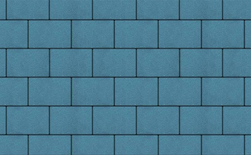 Плитка тротуарная ВЫБОР ЛА-Линия Б.1.П.8 гладкий цвет синий