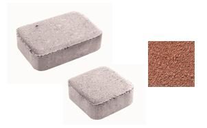 Плитка тротуарная ВЫБОР комплект из 2 видов плит Классико А.1.КО.4 гранит цвет красный