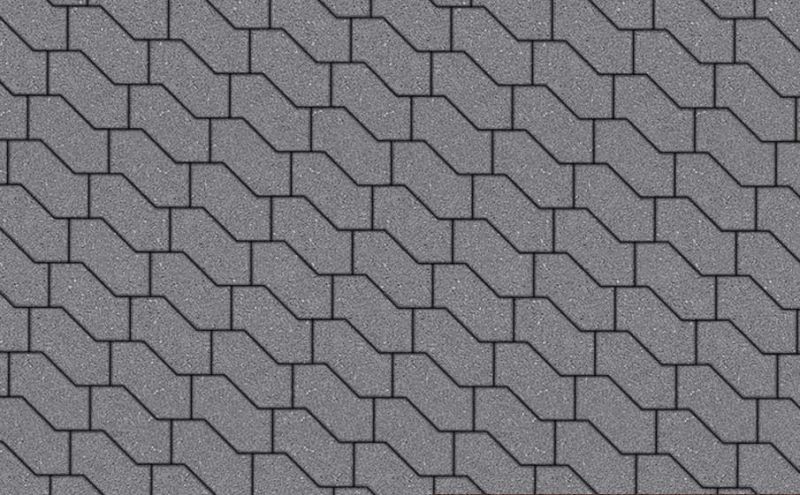 Плитка тротуарная ВЫБОР S-Форма В.3.Ф.10 гладкий цвет серый 172*94*100 мм