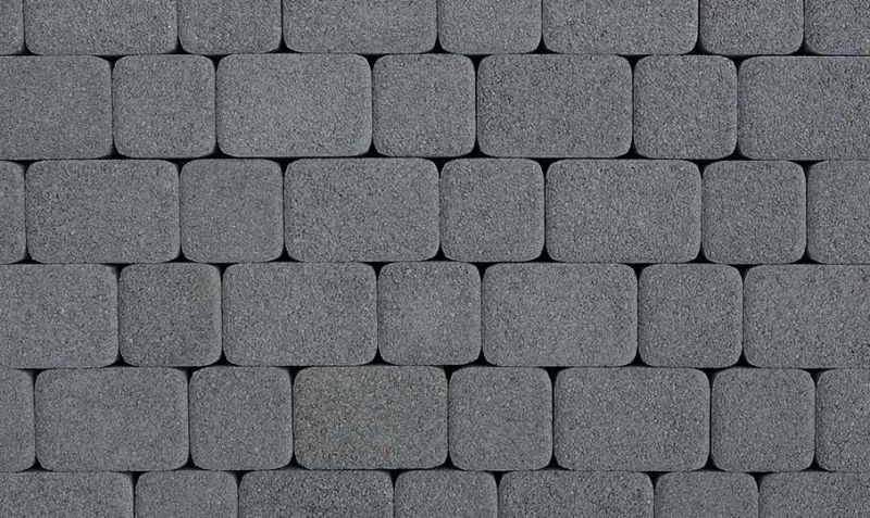 Плитка тротуарная ВЫБОР комплект из 2 видов плит Классико Б.1.КО.6 гранит цвет серый