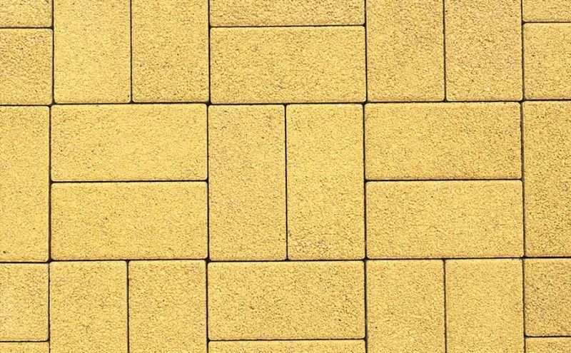 Плитка тротуарная ВЫБОР ЛА-Линия А.2.П.4 гранит цвет желтый 200*100*40 мм