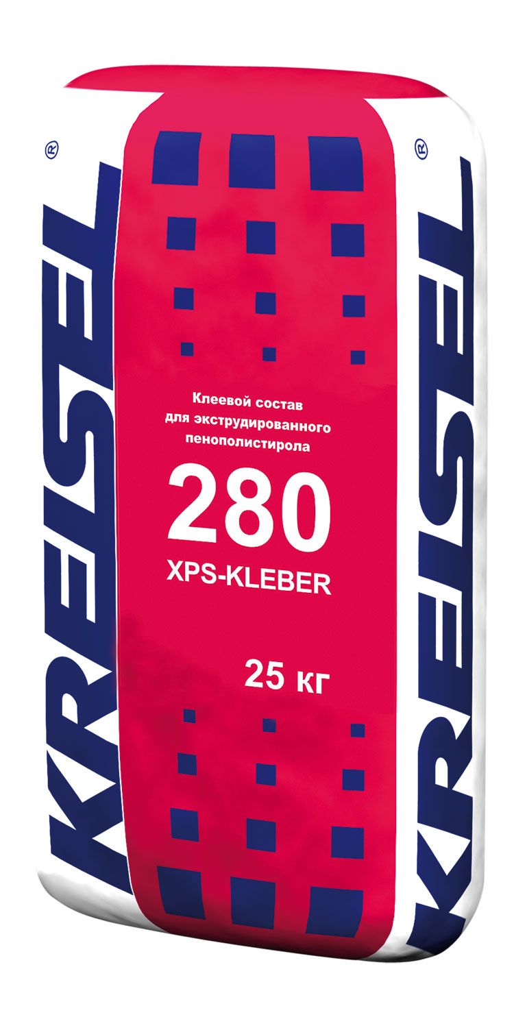 Kreisel Штукатурно-клеевая смесь для плит из экструдированного пенополистирола 280 XPS-KLEBER,25 кг