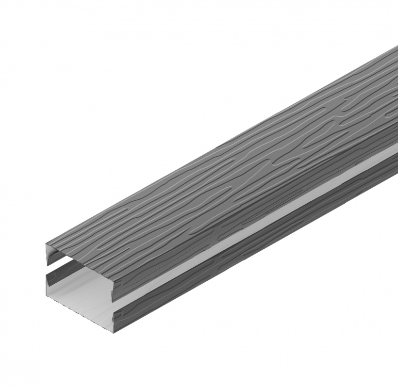 Профиль для жёсткости секций (комплект из 2-х штук) Сталь PE MATT (Zn140) 0,45мм Super Matt