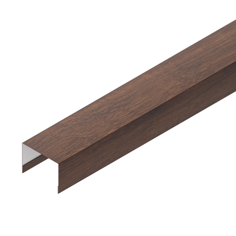 Горизонтальный П-образный профиль SV18,2 Сталь PE (Zn275) 0,5мм Glance