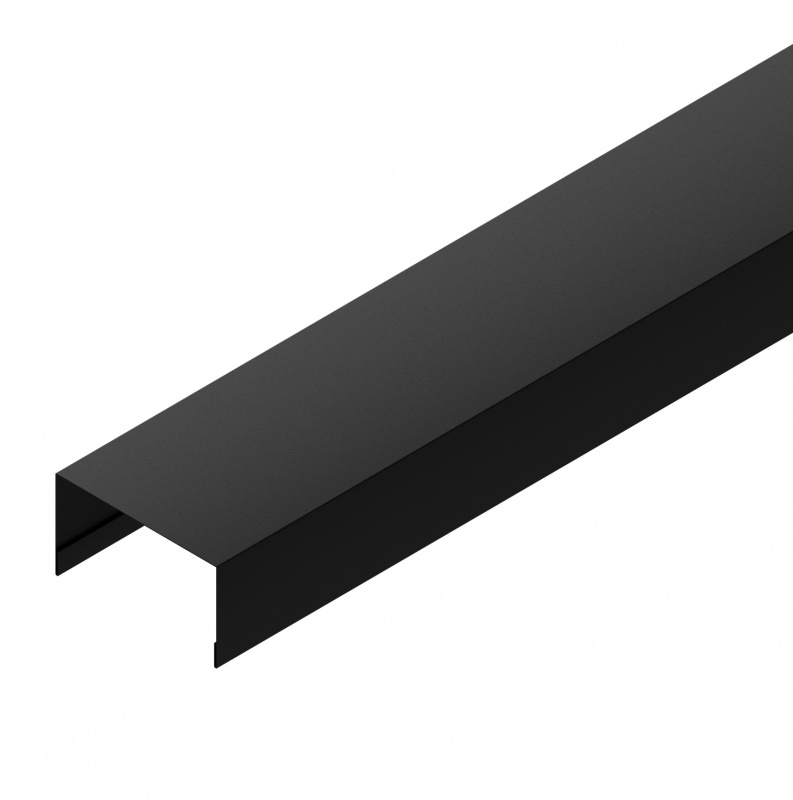 Горизонтальный П-образный профиль SV18,2 Сталь PE MATT (Zn140) 0,45мм Super Matt