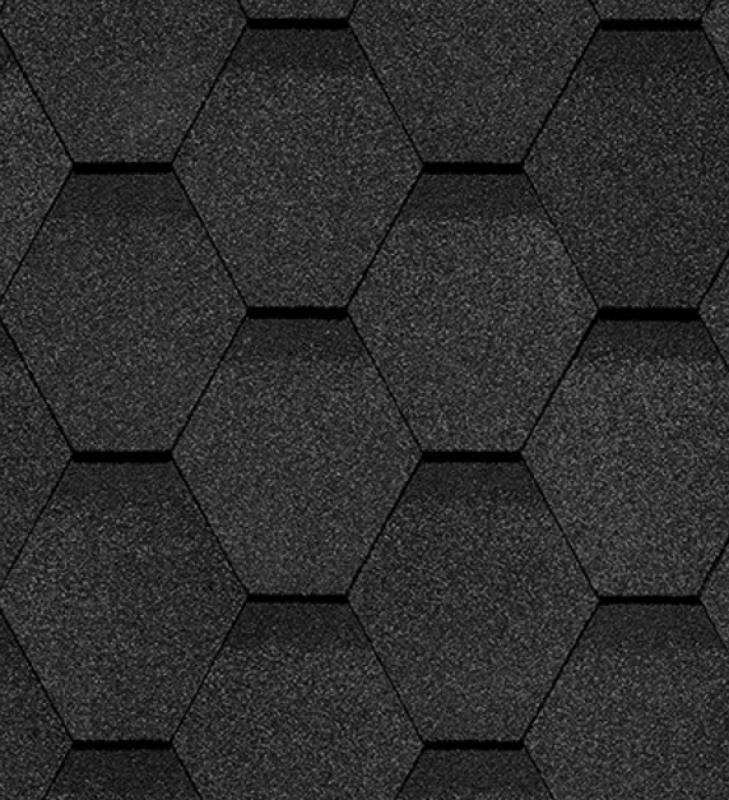 Гибкая черепица Docke/Деке PIE COMFORT/ СТАМБУЛ, Асфальт