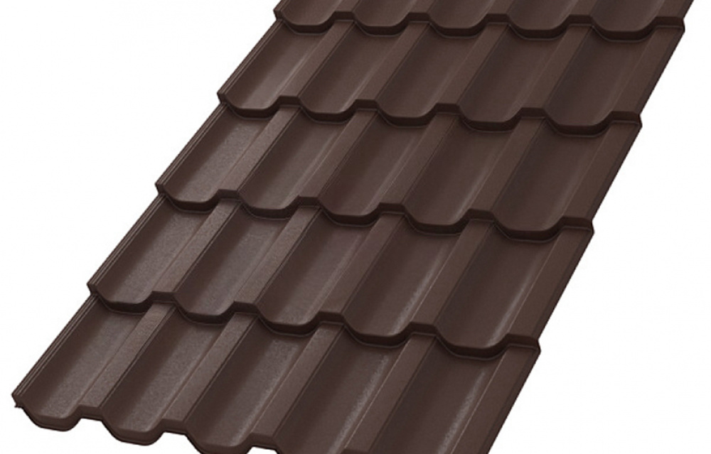 Металлочерепица МП Трамонтана-SL (MattMP-20-8017-0.5)