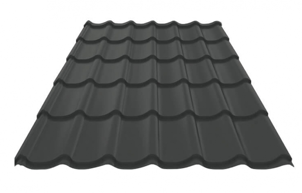 Металлочерепица МП Трамонтана-X NormanMP (ПЭ-01-7016-0.5)