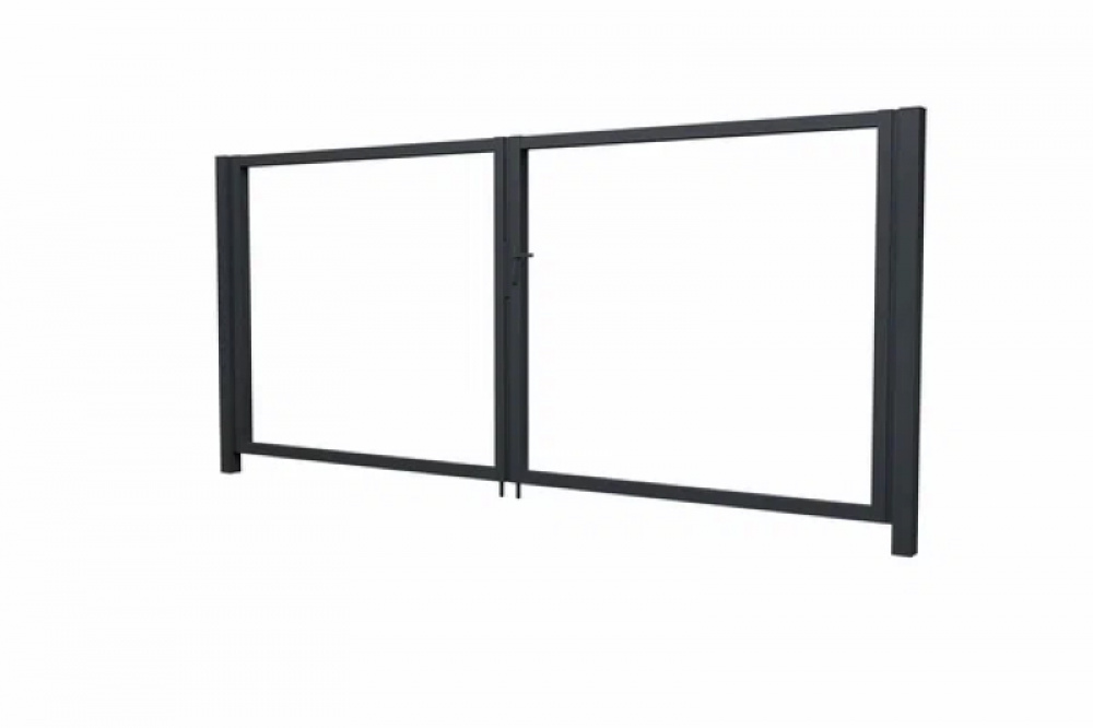 Ворота Жалюзи 2,0х3,6 усиленный прямоугольный фланец 230х230 без заполнения