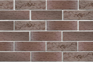 Кирпич клинкерный ЛСР Брюгге темно-терракотовый флэш береста 250*85*65 мм