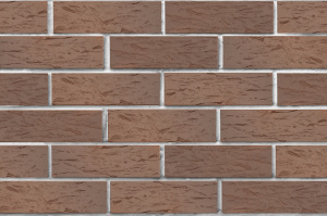 Кирпич клинкерный ЛСР Прага светло-коричневый флэш береста 250*85*65 мм